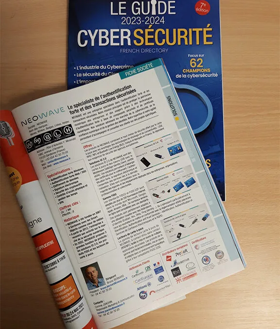 NEOWAVE dans Le Guide de la Cybersécurité 2023-2024