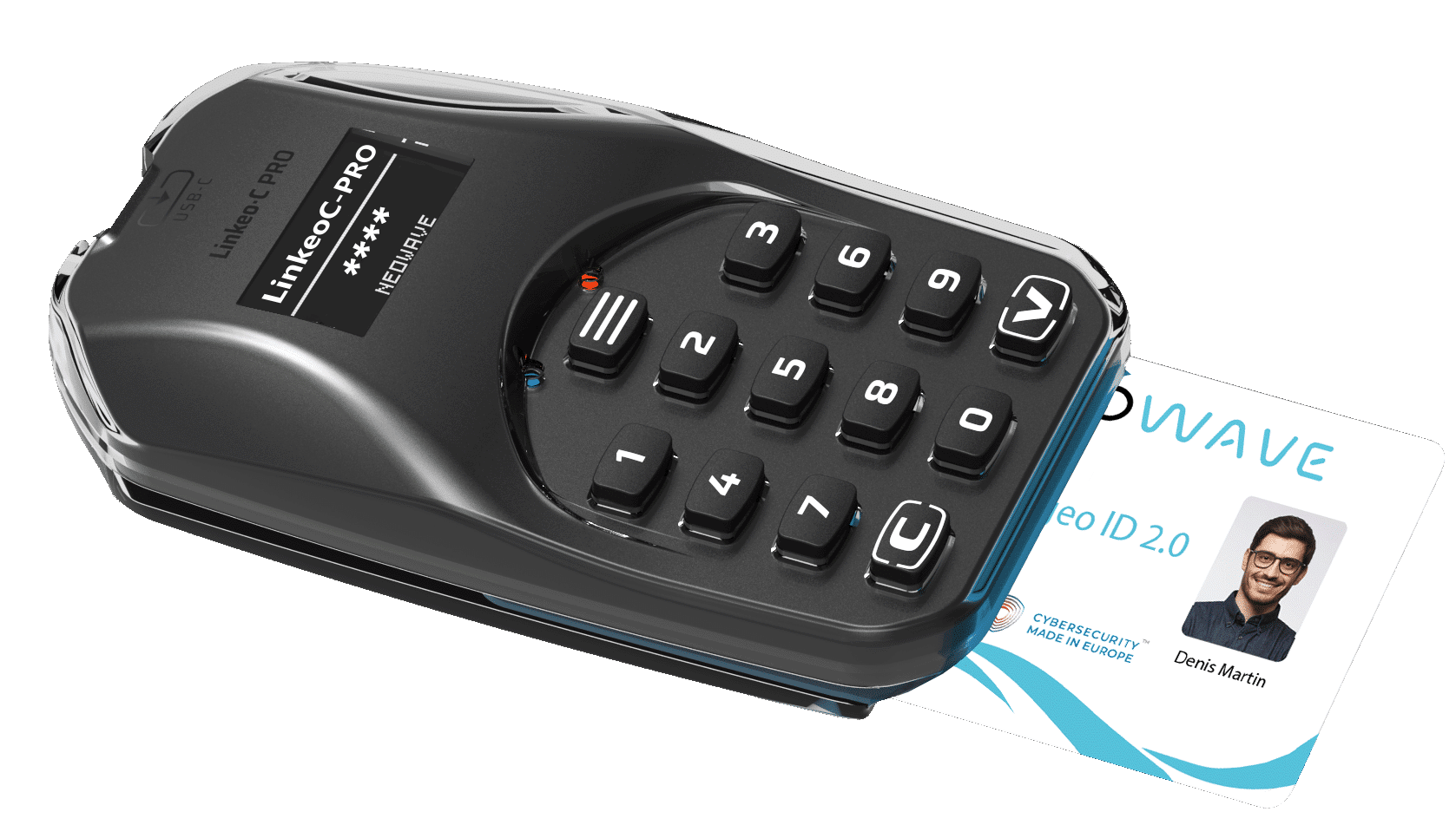 Lecteur de carte à puce multifonctions LinkeoC-PRO de NEOWAVE avec gestion du PIN CACHING pour signature électronique