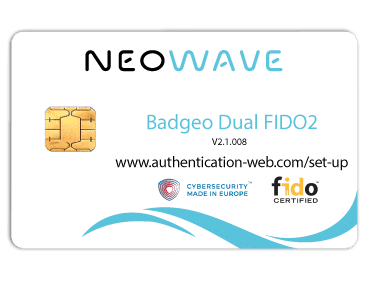 Badgeo FIDO2 et FIDO U2F