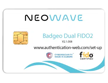 Badgeo FIDO2 et FIDO U2F