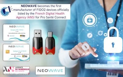 NEOWAVE becomes the first manufacturer of ANS-approved FIDO2 devices for Pro Santé Connect